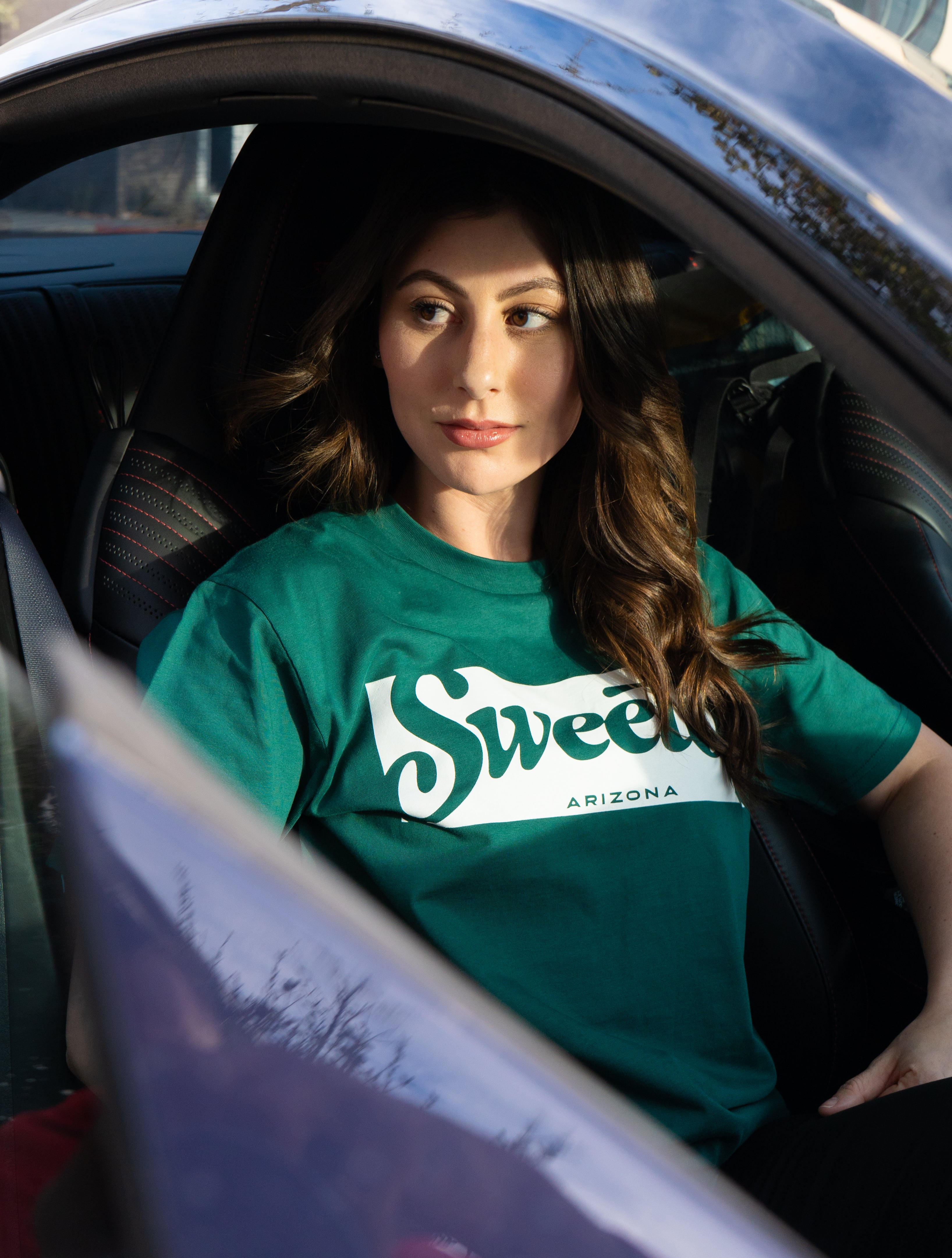 Sweet O’z Crate Tee Iconic Green & White